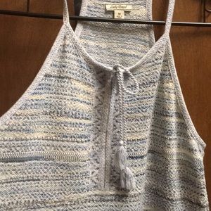 🍀 Lucky Striped Tank with front tie